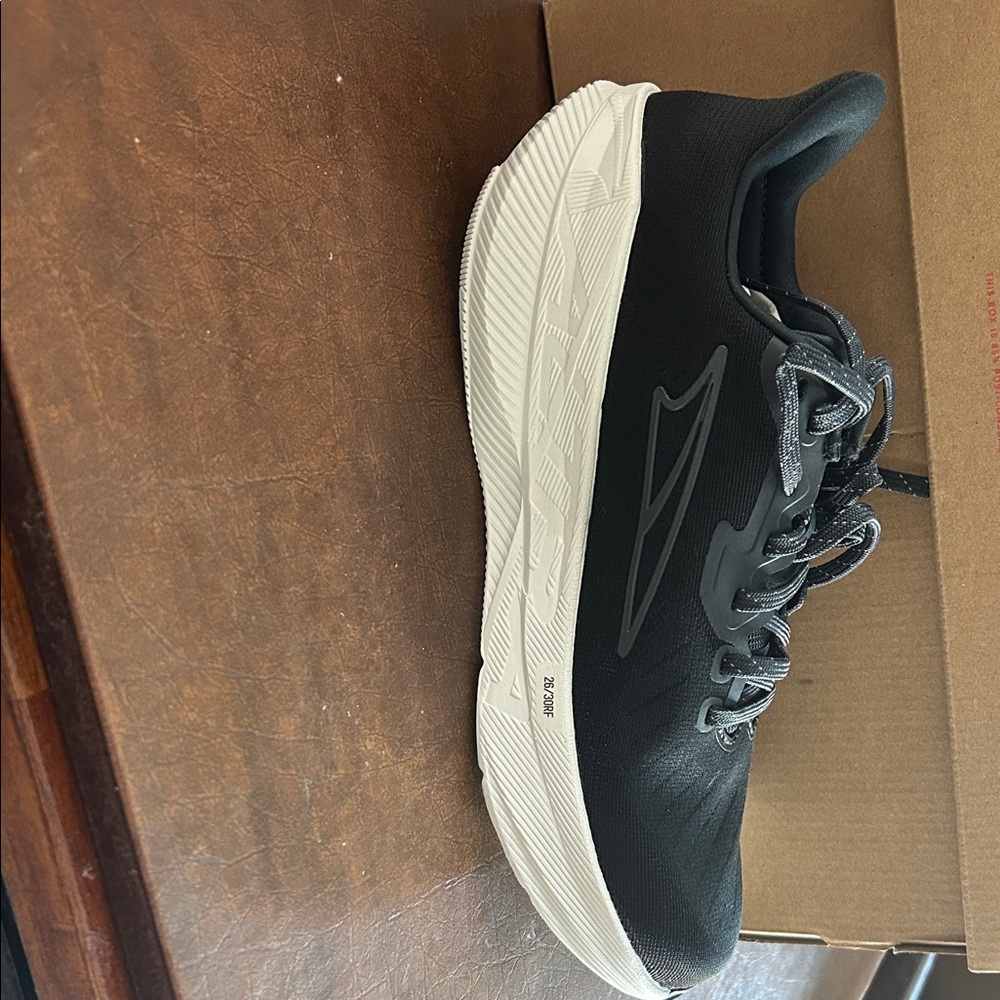 Altra Black and White Athletic Shoes